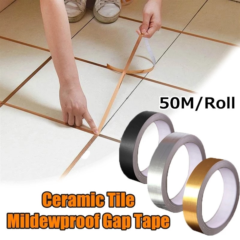 Cuộn Băng Keo PVC Dán Viền Sàn Nhà 5/50m Chống Nước/Mài Mòn Đa Năng