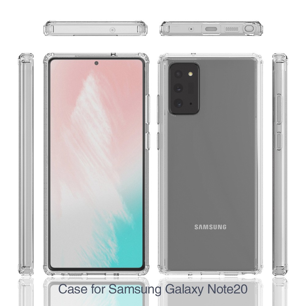 Ốp điện thoại nhựa trong suốt cho Samsung Galaxy Note 20 Note 20 Plus 20+ 20