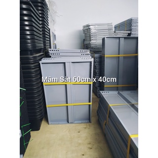 ✔Mâm Mâm sắt lắp kệ V lỗ đa năng