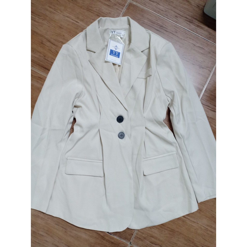 (Hàng Đẹp)Ảnh thật 6 hình cuối-HC114.Áo blazer thu đông nhún eo sành điệu kiểu mới | BigBuy360 - bigbuy360.vn