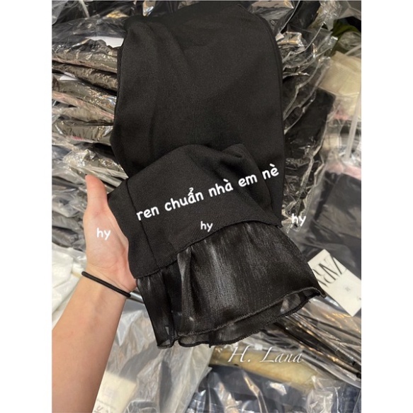 Quần loe ren gáu chất tăm
