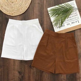 Quần short đũi lưng cao