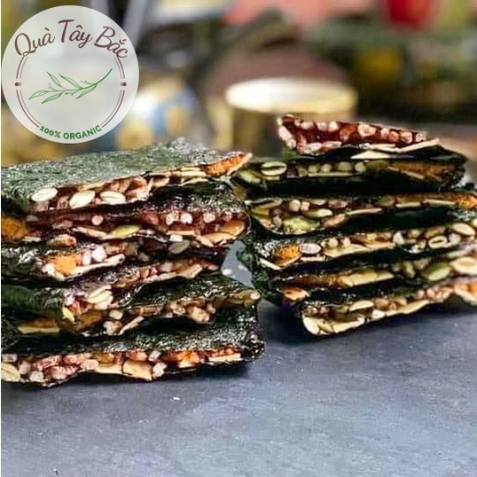 Rong biển kẹp hạt dinh dưỡng - Siêu ngon, Giòn rụm Hộp 200g