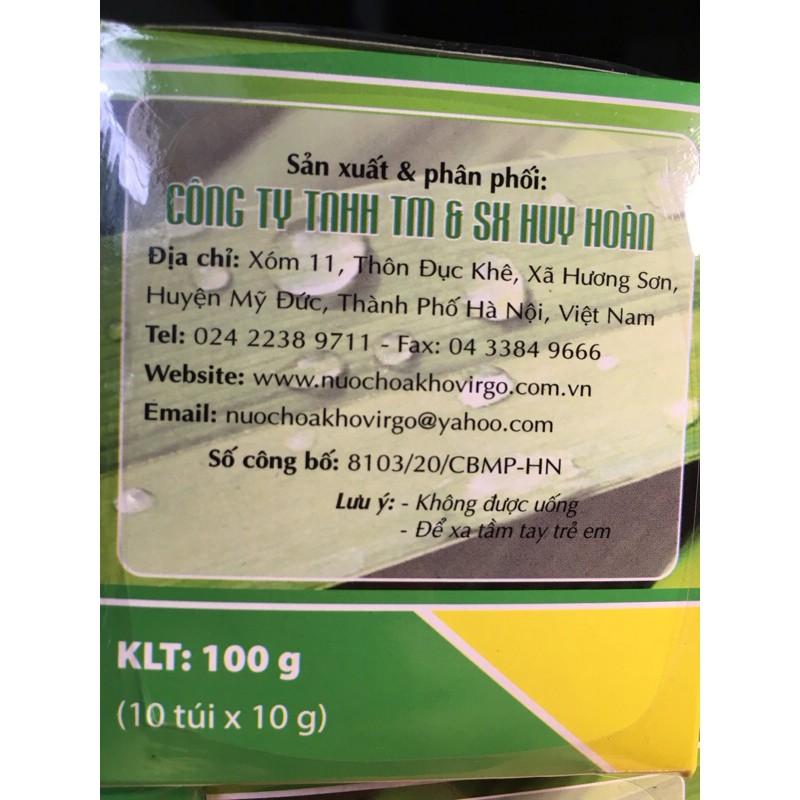 Bột bồ kết túi lọc - Thảo dược gội đầu bồ kết túi lọc - Hộp 10 túi x 10g