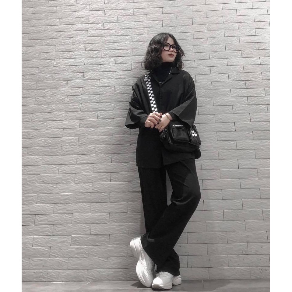 Túi đeo chéo ClownZ v4 thời trang nam nữ đi chơi đi du lịch đen | BigBuy360 - bigbuy360.vn