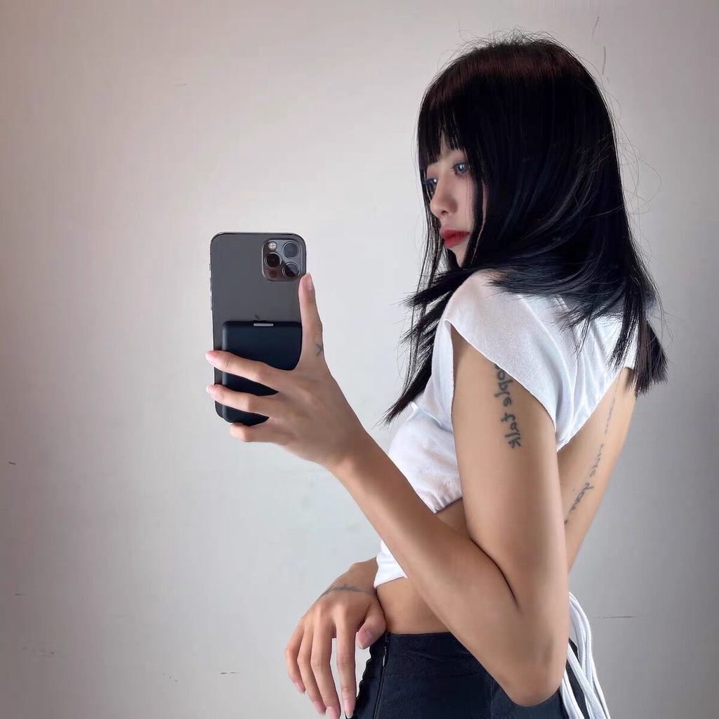 Áo Thun Croptop Dáng Ôm Hở Lưng Quyến Rũ Phối Dây Đan Chéo 5FPI