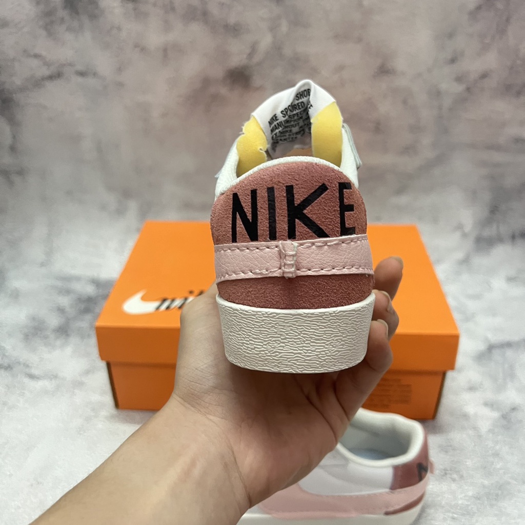 Giày Sneaker Blazer Low 77 Jumbo "White/Pink" - Tiểu Chuẩn