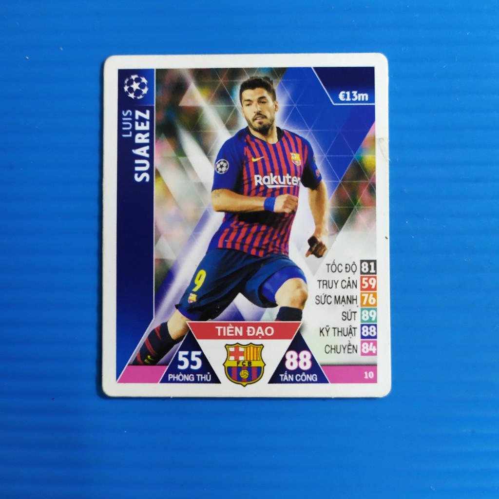 [Một Thẻ ] [No.1-&gt;20 mùa 18-19] Thẻ cầu thủ bóng đá Poca Match Attax 2019 2nd như ảnh &amp; mô tả [giá theo độ mới và hiếm]