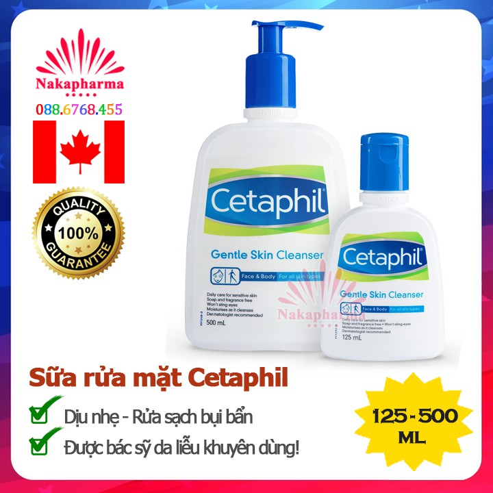 ✅ [CHÍNH HÃNG] Sữa rửa mặt dịu êm cho mọi loại da Cetaphil Gentle Skin Cleanser