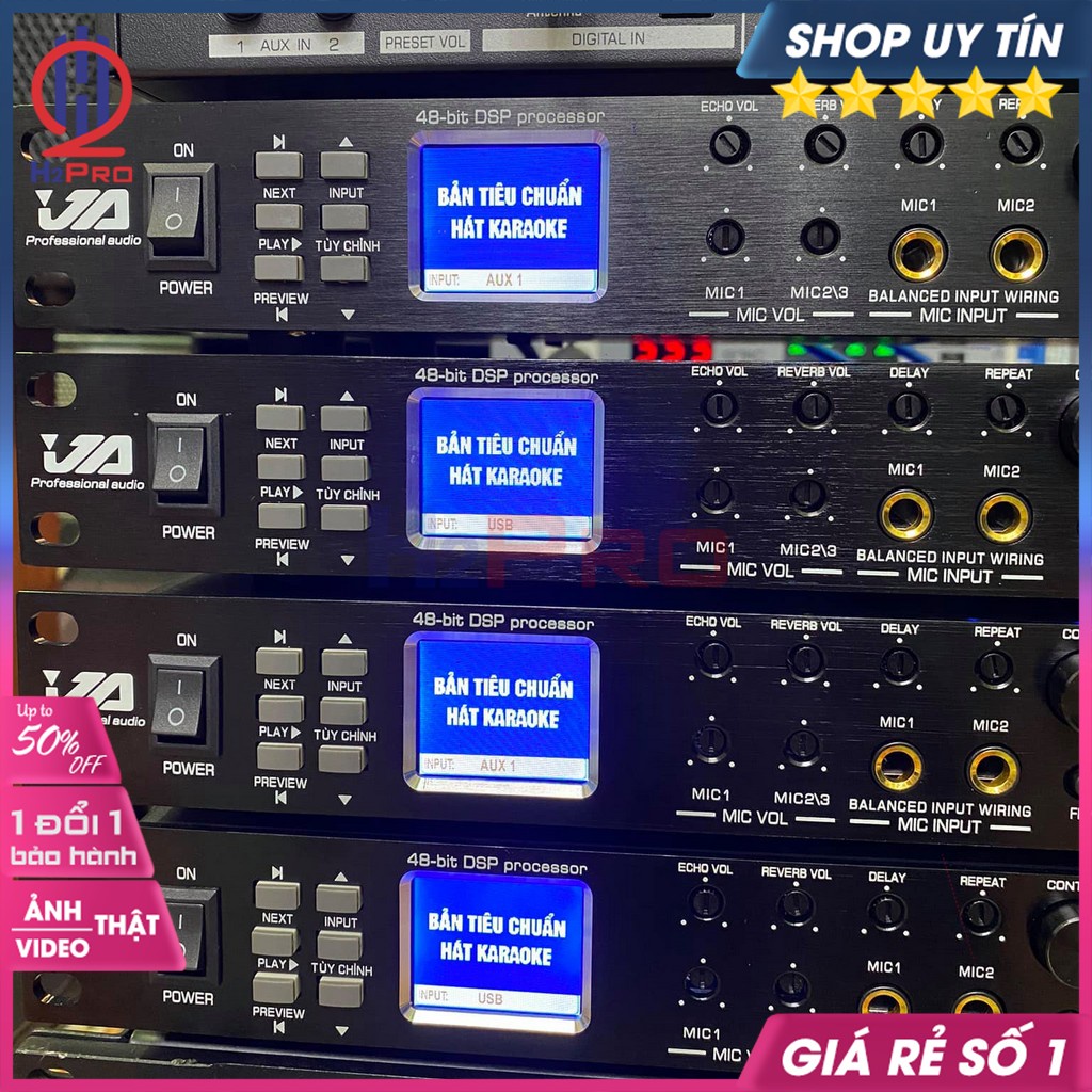 Vang Cơ Lai Số JA TF9 Karaoke Chống Hú Bluetooth-Optical, Vang Số Chỉnh Cơ Karaoke Chuyên Nghiệp-Quà 169K-H2Pro Audio