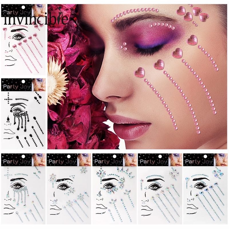 1 Tấm Sticker Đá Acrylic Nhiều Màu Sắc Lấp Lánh Trang Trí Sân Khấu