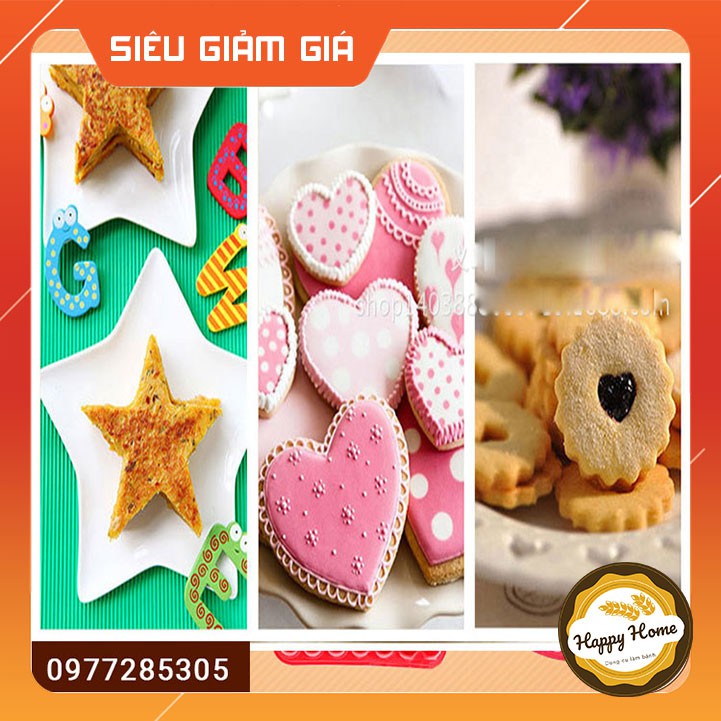 Khuôn bánh quy/ cutter nhựa CAO CẤP nhiều màu sắc, nhiều hình