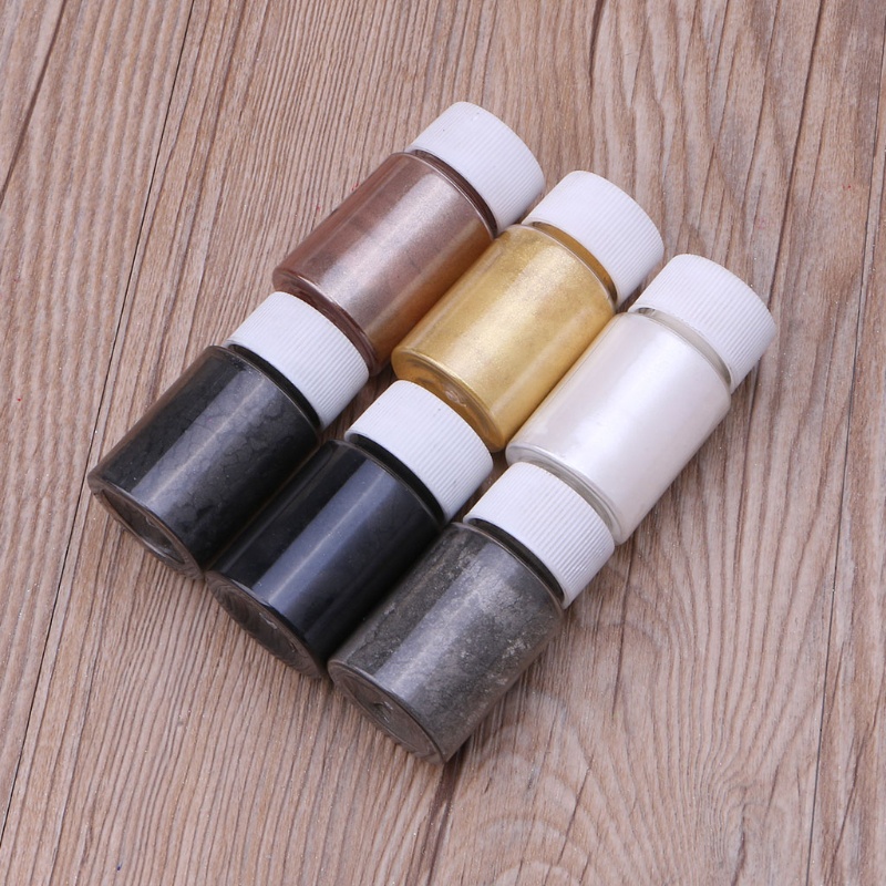 1 Bộ Bột Mica Khoáng Tự Nhiên Nhiều Màu Dùng Làm Xà Phòng/ Mỹ Phẩm