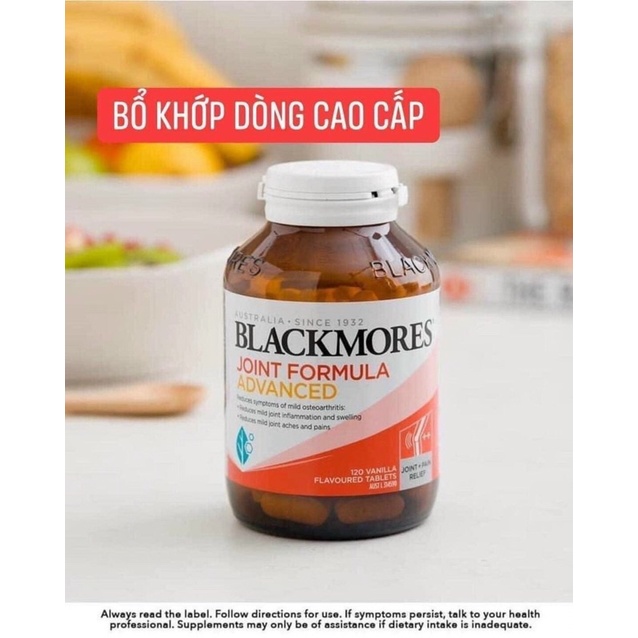 Glucosamin 120v cho người bị thoái hoá khớp loại cao cấp- Blackmore joint advance