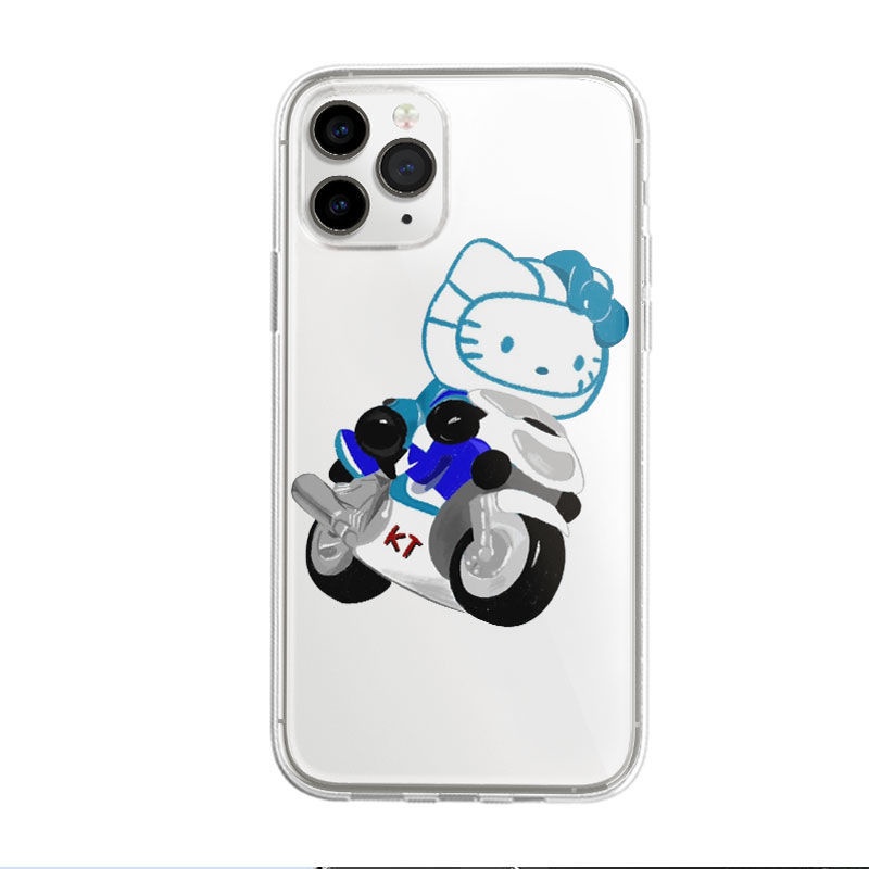 Ốp Điện Thoại Tpu Mềm Chống Sốc In Hình HELLO KITTY Cho iPhone 14 11 12 13 pro max XS X XR XSMax 7 8 6 6s plus SE 2020