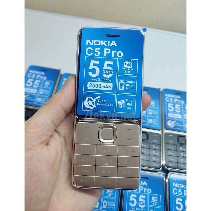 Điện thoại pin khủng giá rẻ Nokia C5-00 (2020) - Bảo hành 12 tháng