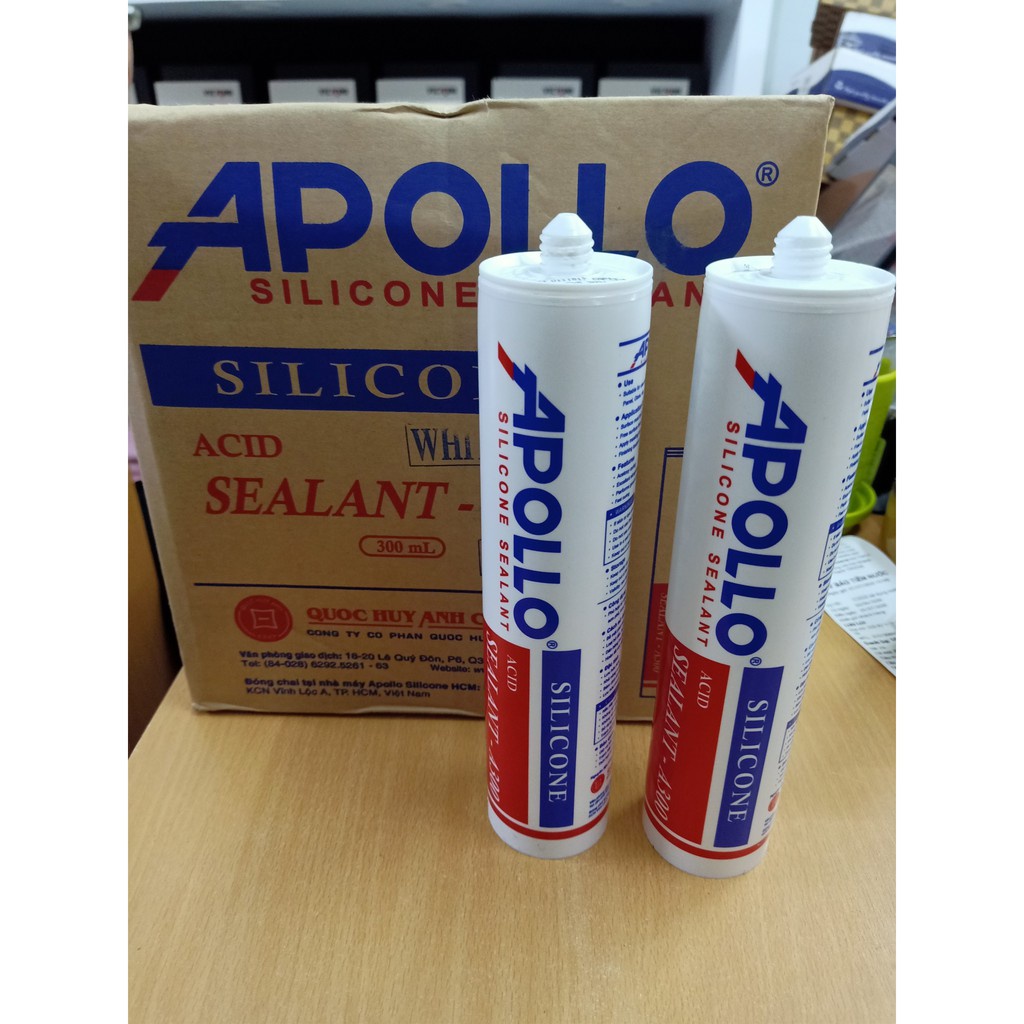 Keo Silicone Apollo A100 A300 A500 - Keo silicon Apolo siêu bền