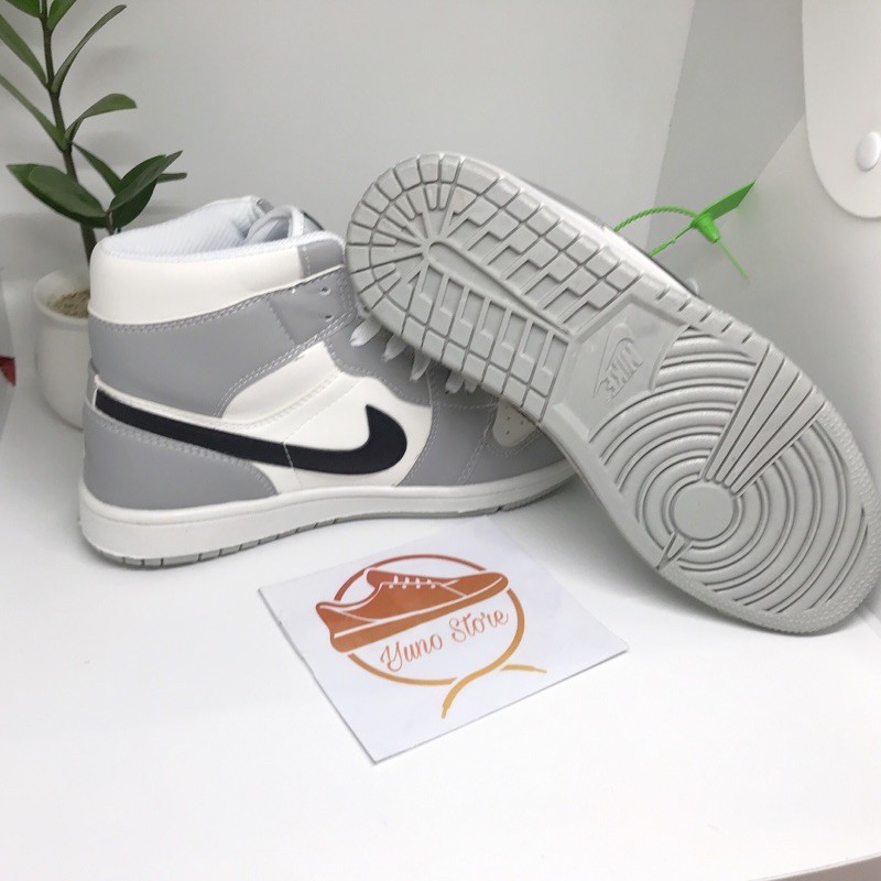 [ Hot Trend - Free Ship ] Giày thể Thao Jd1 Xám cao cổ nam/nữ cao cấp - Yuno Store | BigBuy360 - bigbuy360.vn