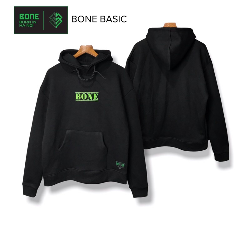 Áo hoodie local brand chính hãng unisex form rộng Bone Basic