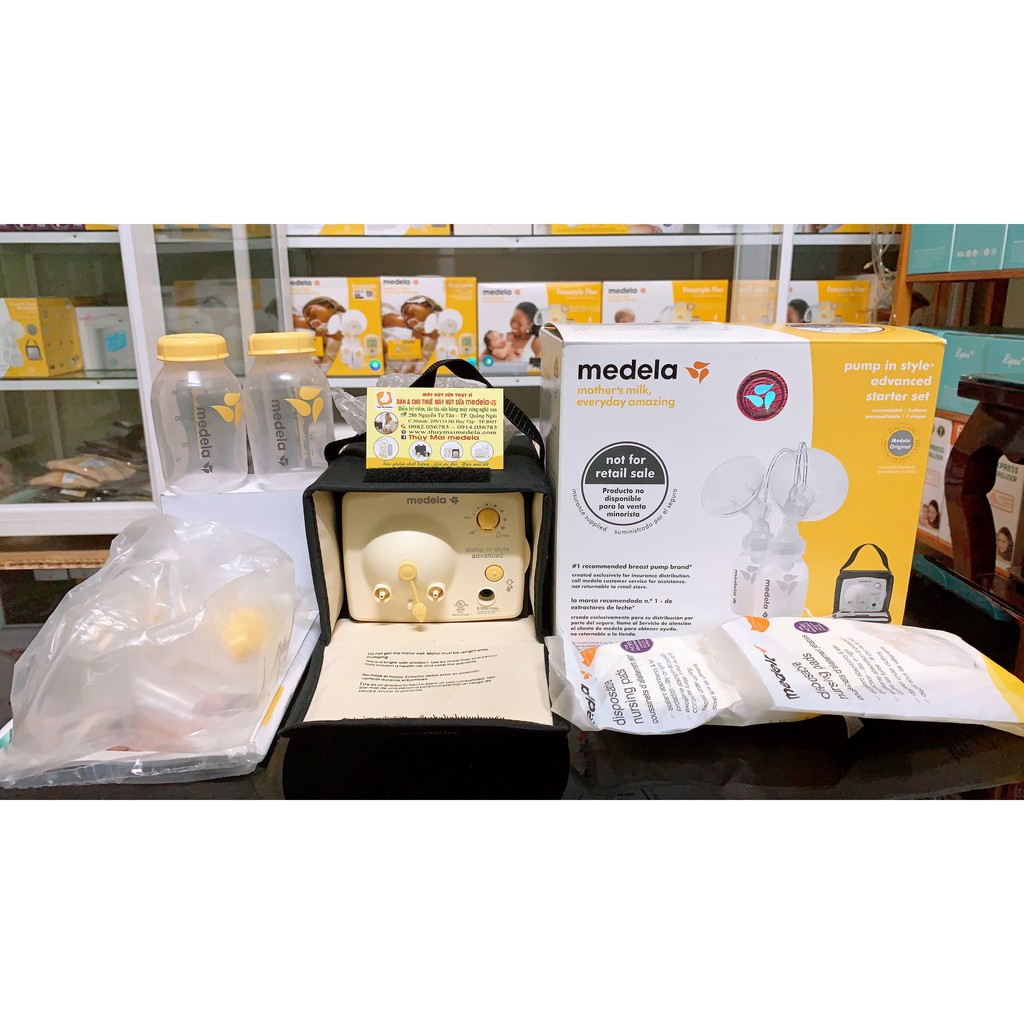 [Mã SKAMLTSM10 giảm 10% đơn 99K] [Hàng Auth] Máy hút sữa Pump rút gọn Phụ kiện New