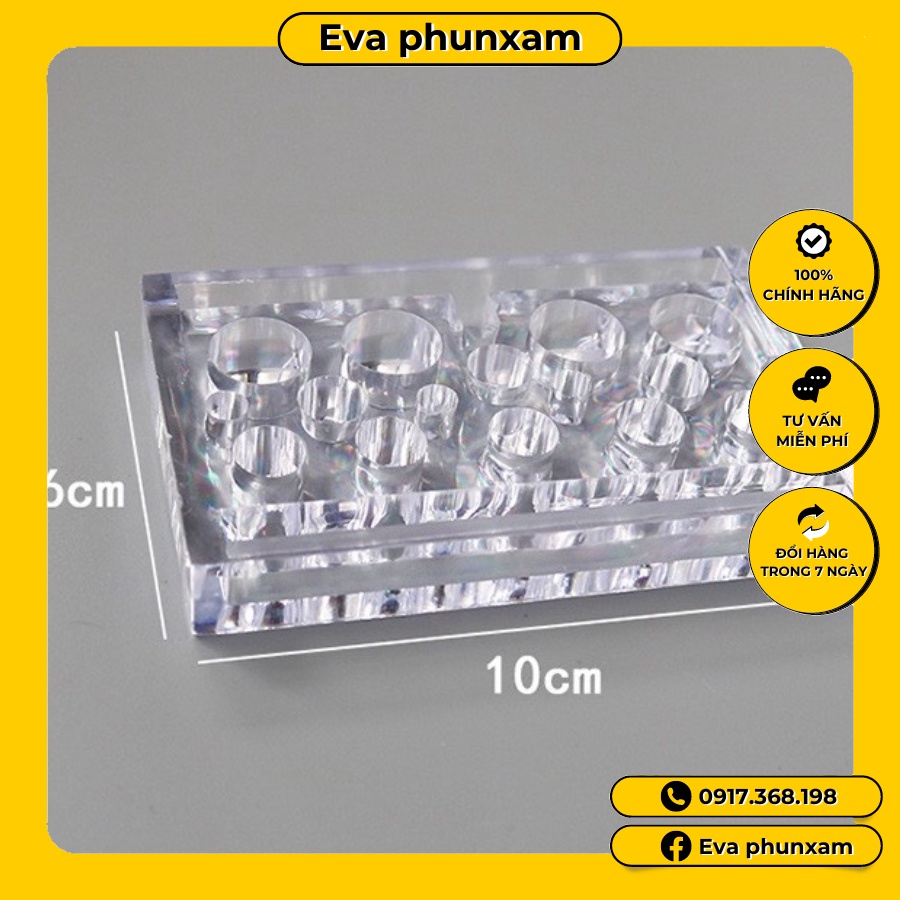 Đế mica đựng mực phun xăm