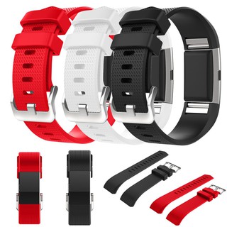 Dây đeo đồng hồ thể thao silicone thay thế cho đồng hồ thông minh Fitbit Charge 2
