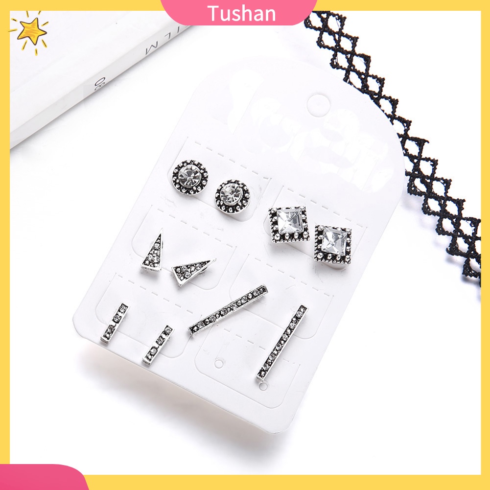 Set 5 cặp hoa tai phong cách boho thời trang cho nữ