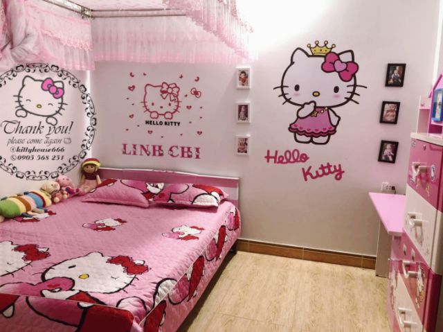 🌻DECAL DÁN PRINCESS SIZE TO 🎀 KITTY HOUSE