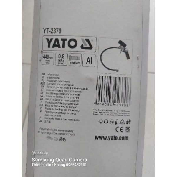 Súng bơm lốp Yato YT-2370