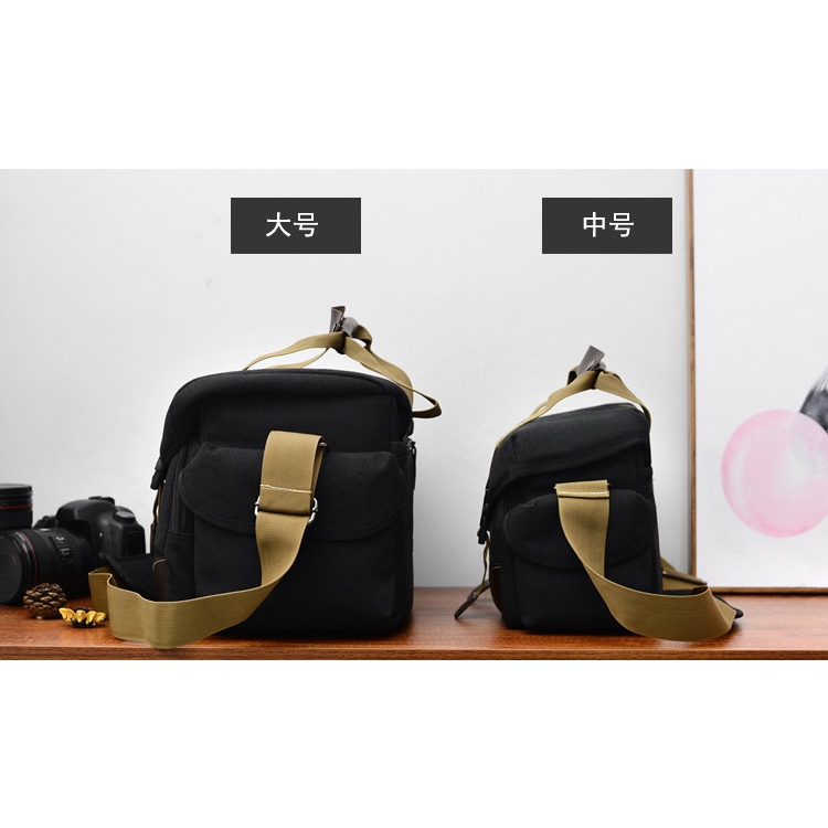 Túi Vải canvas Đựng Máy Ảnh canon Cỡ Lớn Tiện Dụng