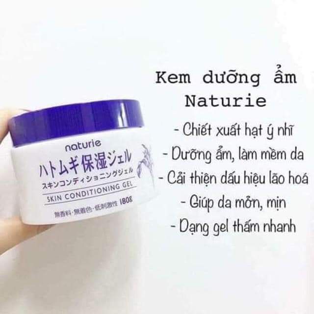 Gel dưỡng ẩm da Skin Conditioning Gel Naturie 180g Nhật