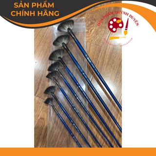 Bộ cọ xòe, cọ quạt lông sóc 7 cây