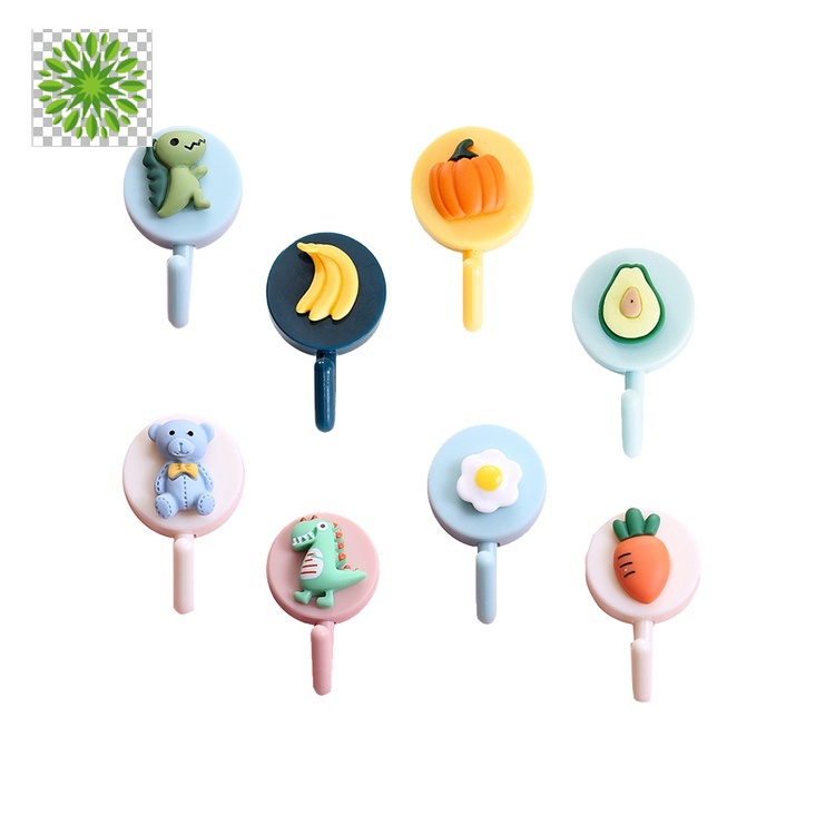 Móc Treo Đồ mini Dán Tường Họa Tiết Hoạt Hình CR1