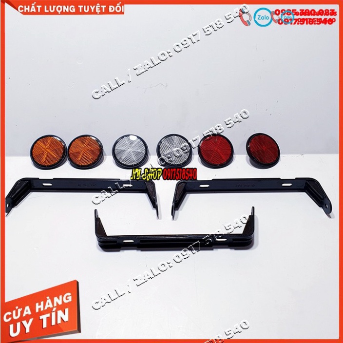 BỘ 4 MẮT MÈO PHẢN QUANG ZHIPAT TRƯỚC SAU ( TÙY CHỌN MÀU MẮT VÀ MÀU MẮT ) GẮN HONDA, YAMAHA Ảnh thật Sp