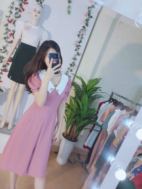 Váy tiểu thư vintage A1000.275