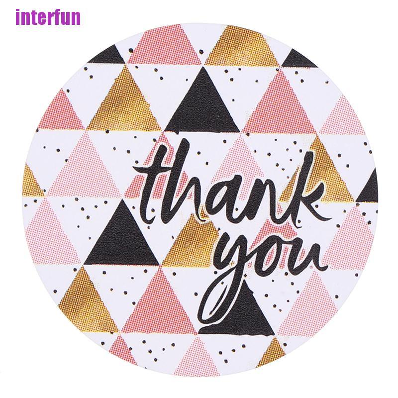 Cuộn 500 Miếng Dán Trang Trí Màu Hồng Kẻ Sọc