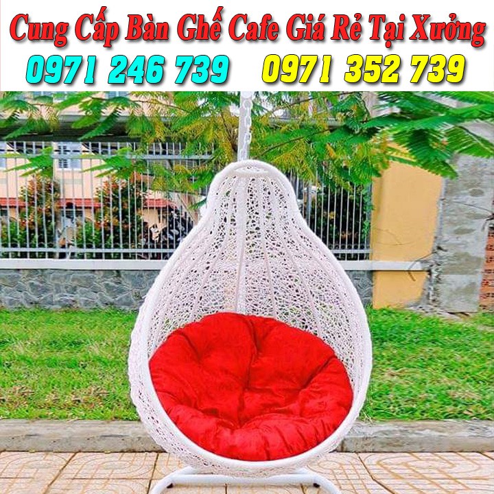 Xích đu giá rẻ tại xưởng sản xuất (bao gồm nệm+gối)