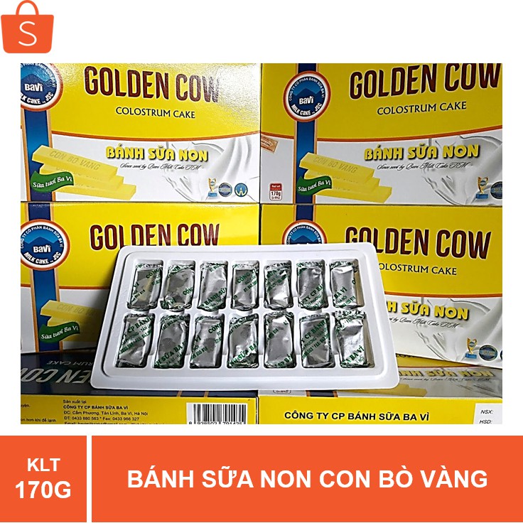 [Đặc Sản Ba Vì] Bánh Sữa Non Con Bò Vàng 170g