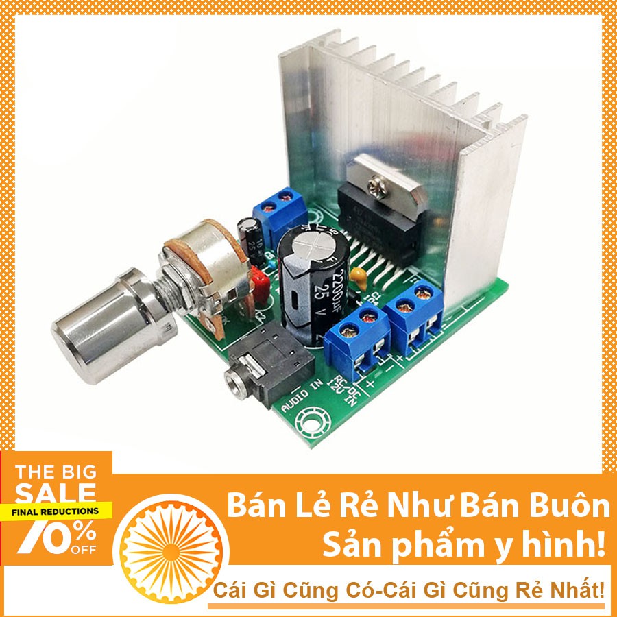 Mạch Khuếch Đại Âm Thanh TDA7297 2 Kênh 15W