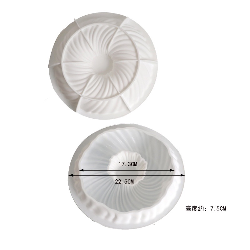 Khuôn Làm Bánh/Xà Phòng/Bánh Kem Hình Bóng Len 6/8 Lỗ Bằng silicone