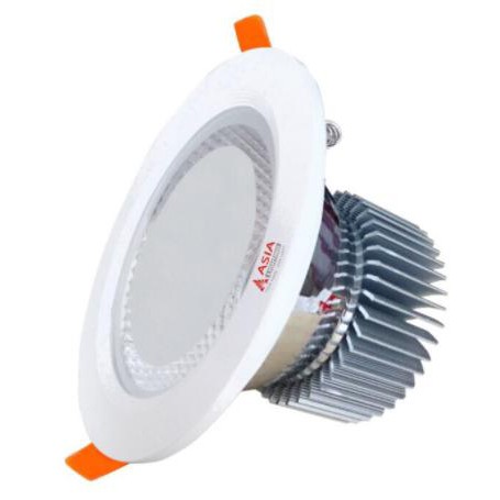 Đèn LED âm trần mặt kính 9W đường kính 100mm ASIA