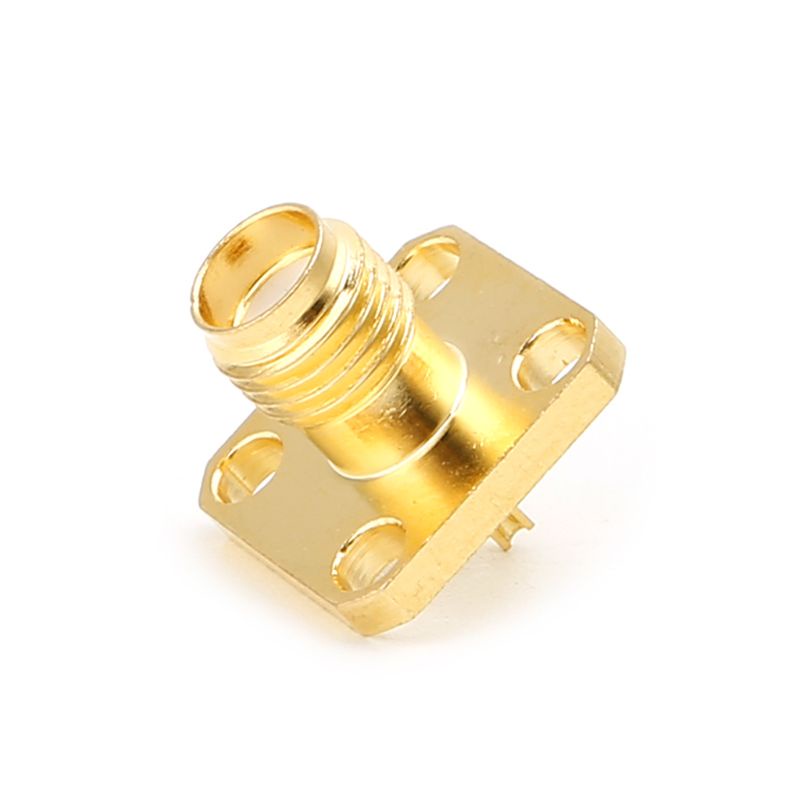Set 10 Đầu Nối SMA Cái 4 Lỗ Cái Cho Khung Gầm