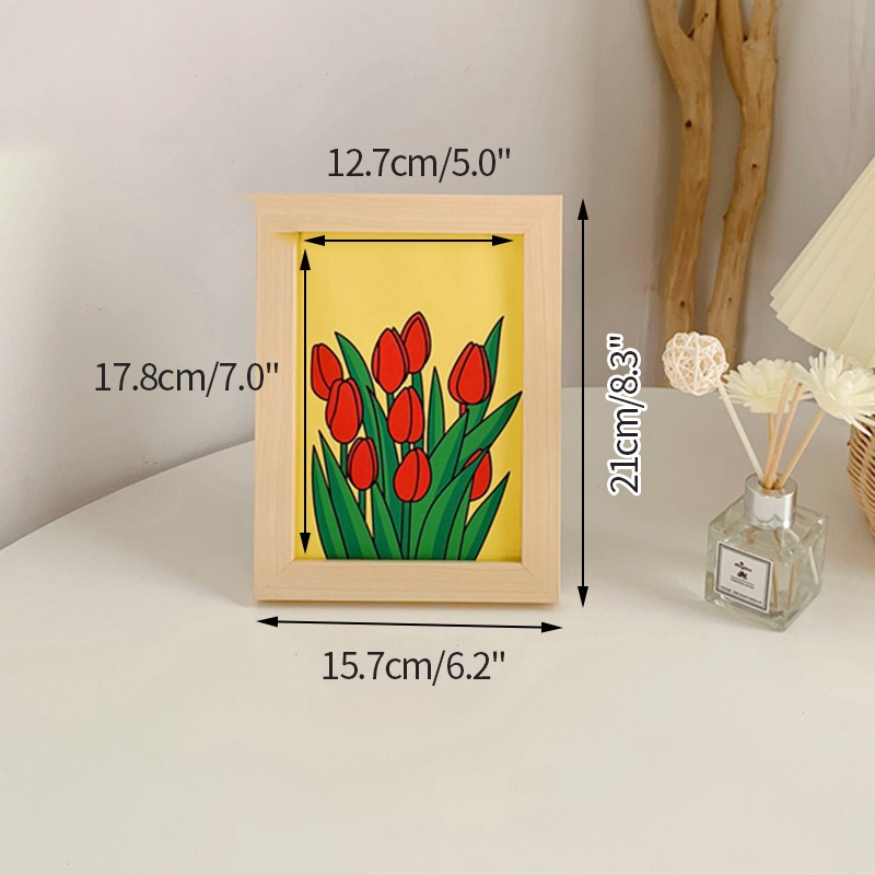 Khung Ảnh Treo Tường 7-inch Phong Cách Bắc Âu Trang Trí Nội Thất