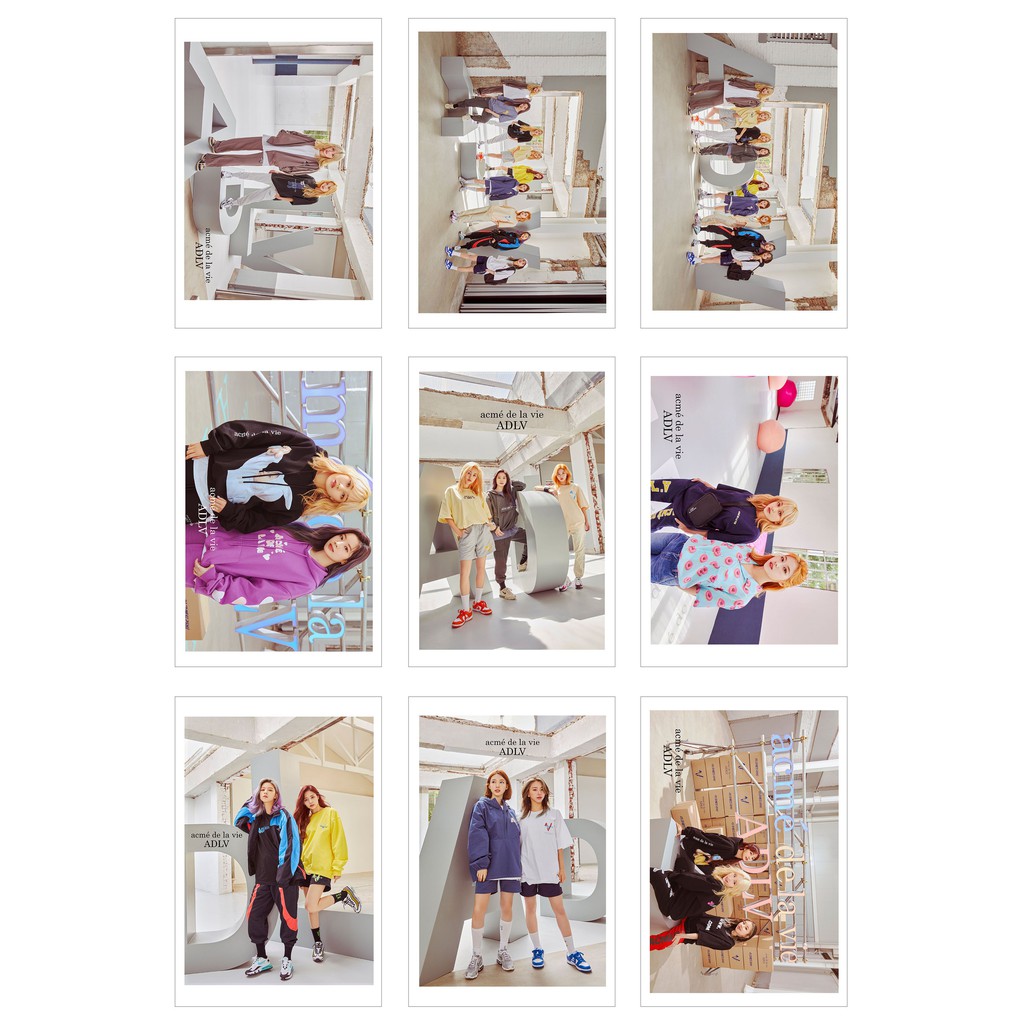 [Ép lụa] Lomo Card Ảnh TWICE ADLV 2020 SS COLLABORATION (54 ảnh)