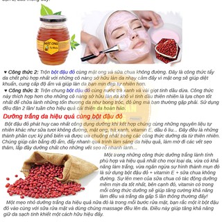 Bột Nông Sản Vàng Đậu Đỏ 1kg