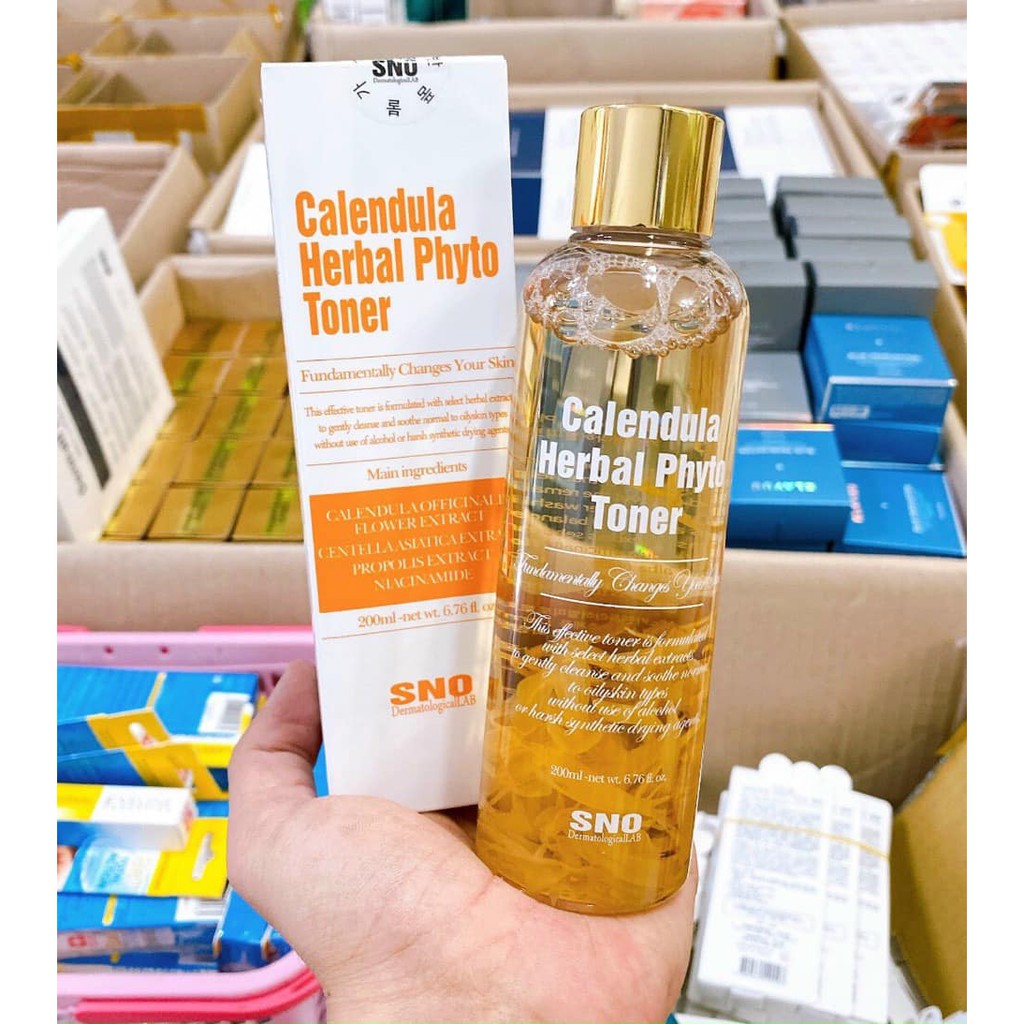 Toner Hoa Cúc SNO Calendula Herbal Phyto Toner
