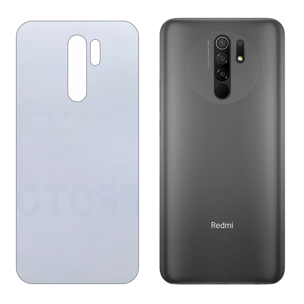 Miếng Dán Lưng Xiaomi Redmi 9 / Poco M2 Decal Trong Nhám Chống Vân Tay