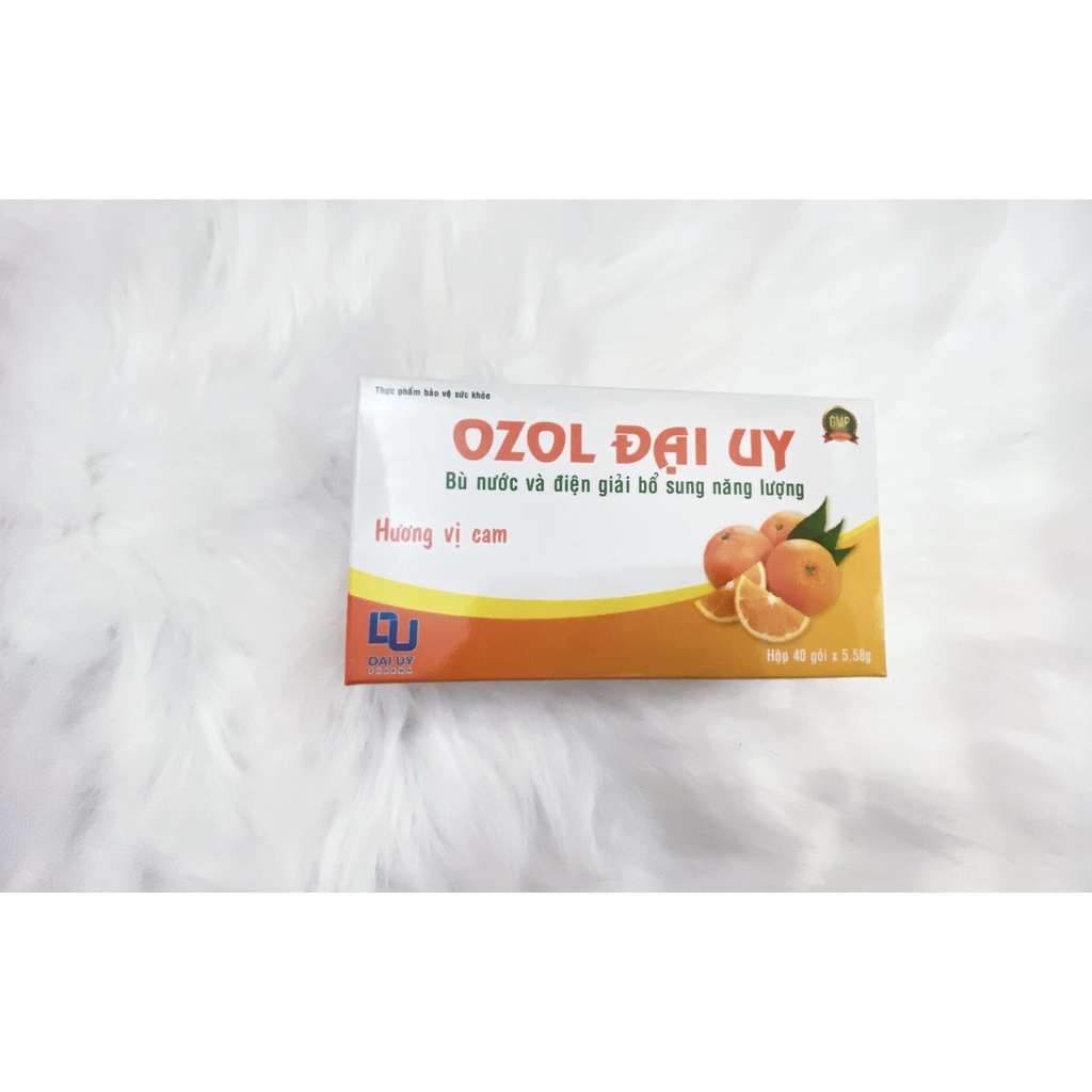 Ozon Đại Uy Bù Nước và Diện Giải Cam Hộp 40 Góix5,58G