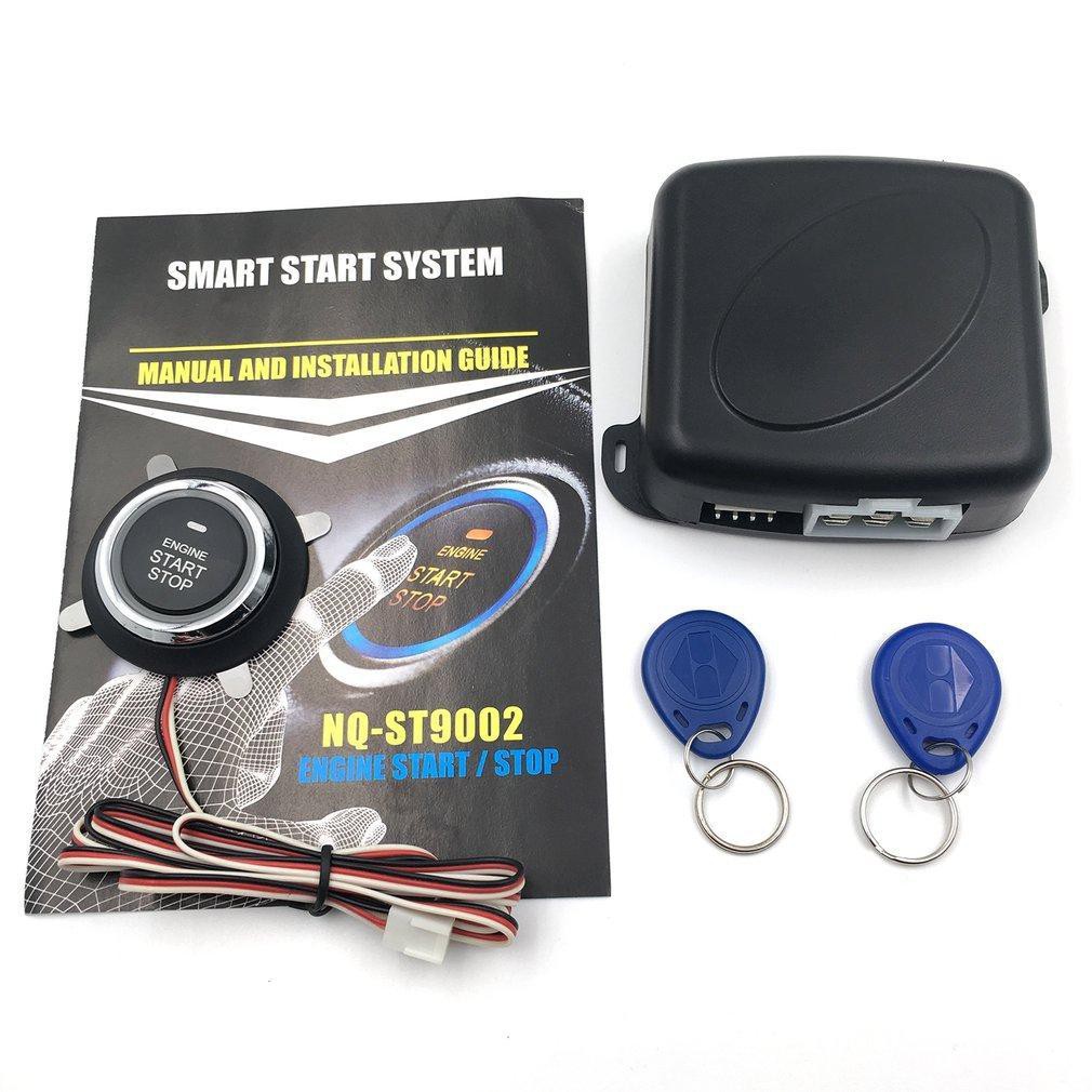 12V Push Button Car Engine Start Stop System Kit For Auto Keyless Entry