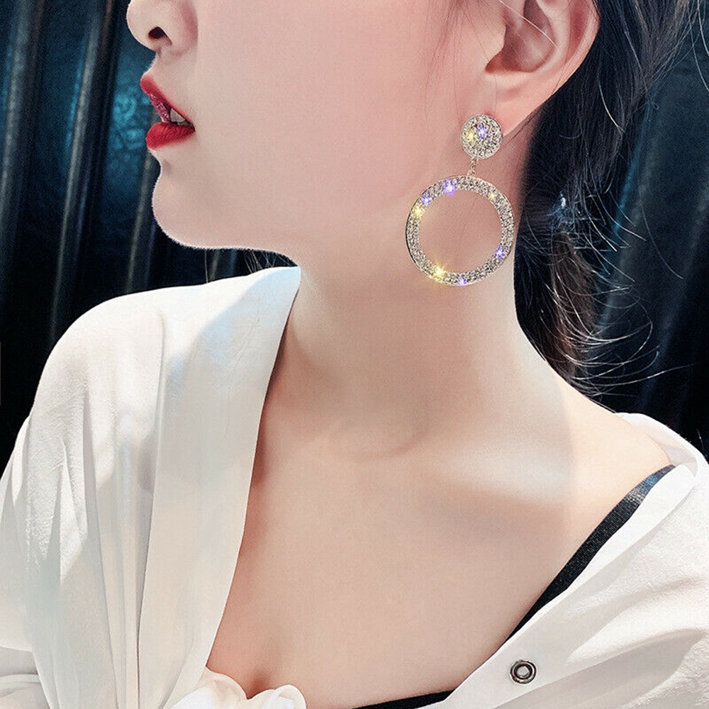 Khuyên Tai Mạ Vàng Hồng 925 Thời Trang
